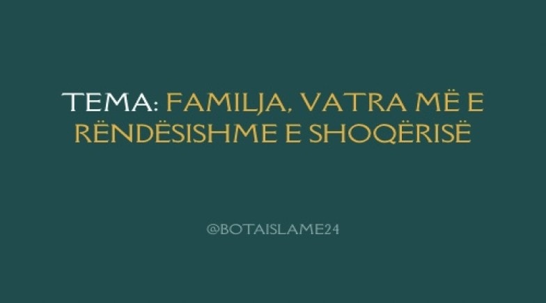 La Comunità Musulmana dell'Albania distribuisce il tema del sermone del venerdì.