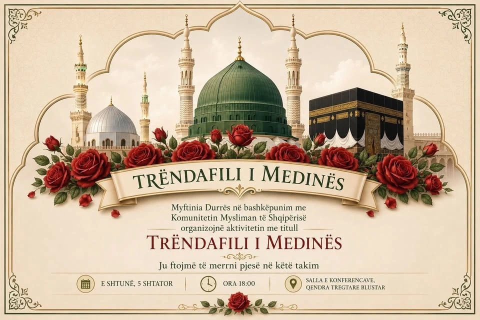 A Durazzo “La Rosa di Medina”, un incontro dedicato alla vita e all’esempio del Profeta Muhammad ﷺ